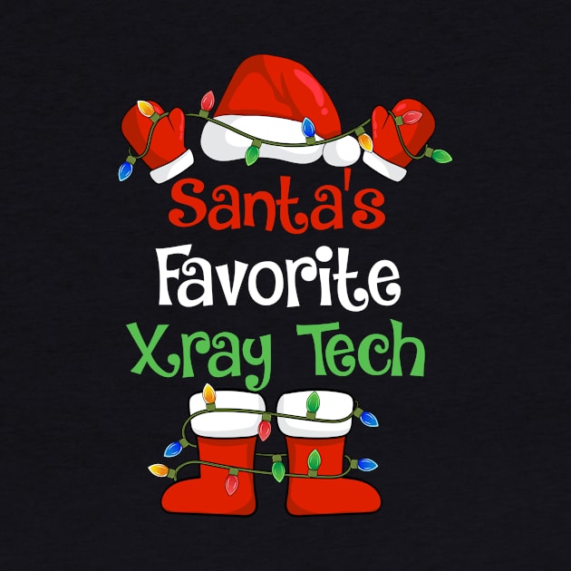 Santa's Favorite Xray Tech Funny Christmas Pajamas by cloverbozic2259lda